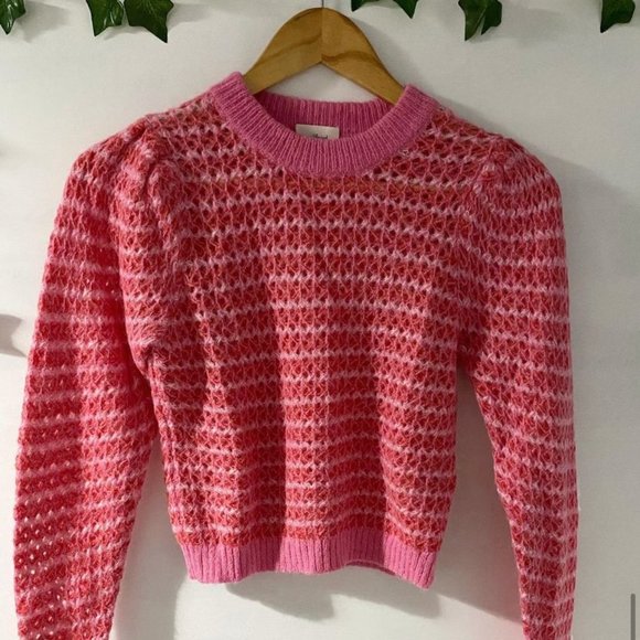 Wilfred puff sleeve cropped sweater - Picture 1 of 2